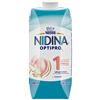 NIDINA Nestlé Nidina Optipro 1 dalla Nascita Latte per Lattanti Liquido, 12 x 500ml