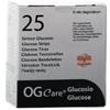 Biochemical System Intern. Strisce Misurazione Glicemia Ogcare 25 Pezzi