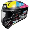 SHOEI Casco Shoei X-SPR Pro Proxy TC-11 rosa blu giallo