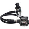 Cressi MC9-Sc Compact PRO-DIN 300, Erogatore Iperbilanciato per Immersioni Sub Unisex Adulto, Nero
