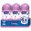 Sanex Roll On Invisible Dry (New Pack) confezione da 6, 300 ml
