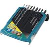 wolfcraft Set di punte per metallo-legno-pietra da 9 pezzi, 7117000