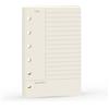 Harphia Cornell Design Ricarica per agenda A7, 6 fori, formato A7, fogli a righe per agenda Filofax, 100 g/m², formato tascabile, 12 x 8 cm