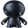 Xoopar Altoparlante Bluetooth portatile in plastica riciclata - Xboy-R Nero. Altoparlante portatile con luce a LED - Suono potente a 360° - Funzione NFC