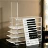 ATOMUS 5 Layers Acrylic False Eyelash Organizer Case Cosmetic Makeup Storage Box for Grafting Lash Extension