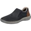 Rieker Moccasins 03079-14, Mens half shoes, navy, 41 EU