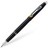 Cross Ferrari Classic Century - Penna stilografica con spessore fine, colore: nero opaco e cromato