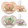 PHILIPS SpA Succhietto Ultra-Air 0-6m Ciliegia/Uccellino Avent 2 Pezzi