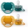 PHILIPS SpA Succhietto Ultra Soft 6-18m Non Decorato Neutro Avent 2 Pezzi