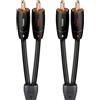 AudioQuest 3m Tower RCA cavo audio 2 x RCA Nero