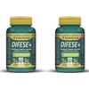 Eurosup Difese+ 60 capsule (pack 2 pezzi) - Rinforza Difese immunitarie, contro raffreddore, vitamina c