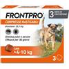 Frontline Frontpro Pulci E Zecche 3 Compresse Masticabili Cani 4-10 Kg 28,3 Mg