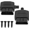 Be In Your Mind 2 pz OBD2 16 PIN maschio connettore spina con viti ABS OBD2 16 -ago connettore strumento diagnostico adattatore accessori auto