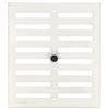 Amig - Griglia rettangolare in alluminio - Griglie di ventilazione per presa d'aria - Ideale per soffitto cucina e bagno - Misure: 170 X 190 MM - Colore: Bianco