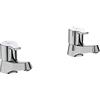 Ideal Standard - Calista, Coppia di rubinetti per lavabi, Cromato