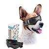 PETLESO Occhiali per Cani Occhiali da Sole per Cani Impermeabile A prova di Vento per Cani di Piccola e Media Taglia-Nero.