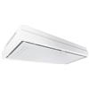 Gurari GCH C 343 120 WH PRIME - Cappa aspirante a soffitto, 120 cm, 1000 m³/h motore EBM, vetro bianco