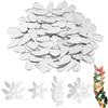 OLYCRAFT 300g 2.5x1.2cm Teardrop specchio di vetro piastrelle di mosaico Chiaro Mini specchio di vetro Craft Piastrelle di mosaico decorativo per i mestieri fai da te Decorazione casa Gioielli facendo