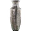 DRW Vaso alto da pavimento in ceramica in argento 38 x 100 cm