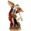 DRW Figura Arcangelo San Michele con Bilancia Altezza, Multicolore, 30 cm Alto