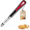 Westmark Pelaverdure, Pelapatate, Pela-mela, Pomfix Gallant, Lama in acciaio inox, Colore: Nero/Rosso, 29452270