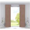 Gardinenbox Milano 203571-2 - Set di 2 tende oscuranti a pannello, 245 x 60 cm, colore: sabbia