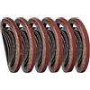 STEBRUAM Nastri abrasivi 10 x 330 mm, Set di Nastri Abrasivo (5 x grana 40/60/80/120/180/240) per levigatrice a nastro (30 pezzi)