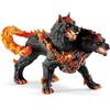 Schleich ELDRADOR CREATURES | Segugio infernale 42451 | mostro ELDRADOR con dettagli in lava ragazze e ragazzi | giocattolo da 7 anni | 14 x 7 x 10 cm