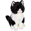 Gipsy 071119 peluche grande matou, nero e bianco