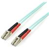 StarTech.com Cavo in fibra ottica multimodale LC-LC UPC OM3 da 5 m - Fibra full duplex 50/125µm, reti 100G, LOMMF/VCSEL - Bassa perdita di inserzione <0.3dB - Cavo patch in fibra LSZH (A50FBLCLC5)
