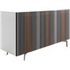 HORM madia a 3 ante CARLOS su base Mid-Century Modern L 144 cm - CL143BF+BMCM144BV
