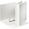 Esselte-Leitz 49742 - Raccoglitore a 2 anelli per presentazioni, con tasche, formato A4, PP, 50 mm, bianco