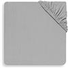 Jollein - Lenzuolo con angoli, in jersey, motivo: Little Lemonade, 140 cm x 70 cm x 150 cm x 75 cm, colore: grigio