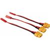OliYin 3pcs RC XT60 da Femmina a JST Adattatore di Carica da Femmina Aereo da Piombo Caricatore per Auto con Elicottero (Confezione da 3)