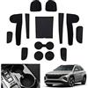 GAFAT Tucson NX4 2021-2023 2024 (Automatico Elettronico) Tappetini Antiscivolo, Tappetino in Gomma per Console Centrale, Scatola Portaoggetti, Porta Bicchieri, Tucson 2023 Accessori (Nero)