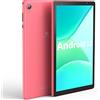 PRITOM Tablet Android da 10 pollici 12, 2 GB di RAM, 32 GB di ROM, 6000 mAh, espandibile fino a 512 GB, tablet da 10 pollici, schermo tablet Android, Wi-Fi, Bluetooth, tablet PC (rosa)