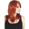 Prettyland C501 - Parrucca Media Lunghezza Capelli Lisci Colore Rame Chiaro Arancione Scalato Leggero Slancio Esteriore