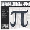 Thomastik-Infeld Thomastik Corde per violino 4/4 Peter Infeld Synthetic Core - corde Mi acciaio cromato, rivest. platino, media