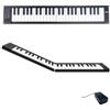 Carry-on FP-49 Touch 49 Tasti Sensibili al Tocco Nero Pianoforte Digitale Portatile Pieghevole di Blackstar Controller MIDI USB con Batteria Ricaricabile