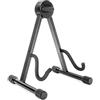 QUIK LOK - QL/631 SUPPORTO A-FRAME SERIE QL, Supporto per Chitarra elettrica da terra, con struttura ad A in Acciaio, Dotato di Cuscinetti in Gomma, Colore Nero
