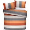 Fusion - Betley - Classic Wide Stripe set copripiumino, singola, spezia