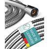 Engelbach® Tubo Doccia Flessibile 1,25m - Doppia Protezione Antitorsione - Acciaio Inox, Attacco Universale ½ - Flessibile, Resistente, Made in Germany