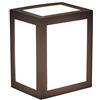 V-TAC Lampada Applique LED 12W, Wall Light Cube Nero Bianco Caldo 3000K