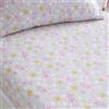 Bedlam - Set camera da letto ballerina - Lenzuolo singolo con angoli (25 cm) - in rosa
