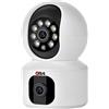 OBA-PT-R10 "Telecamera WiFi Dual 4MP audio bidirezionale e autotracking:multi-obiettivo con doppia lente massima sicurezza"