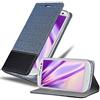 Cadorabo Custodia Libro per Samsung Galaxy S3 / S3 Neo in Azzurro Scuro Nero - con Vani di Carte, Funzione Stand e Chiusura Magnetica - Portafoglio Cover Case Wallet Book Etui Protezione
