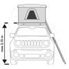 Tende da tetto Autohome Scala 4x4 per Tende da Tetto 114/M-ALL AUTOHOME