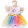 Heless 2850 - Vestito per Bambole con Unicorno Henri, Taglia 35-45 cm