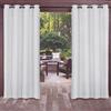 ele ELEOPTION Tenda per Esterni, Impermeabile, Protezione dai Raggi UV, con Occhielli, Oscurante, per Giardino, Cortile, Balcone, Bianco, 1 Pezzo / 132 X 240cm