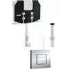 Grohe Cassetta scarico GROHE con canotto d'innesto e placca CROMO